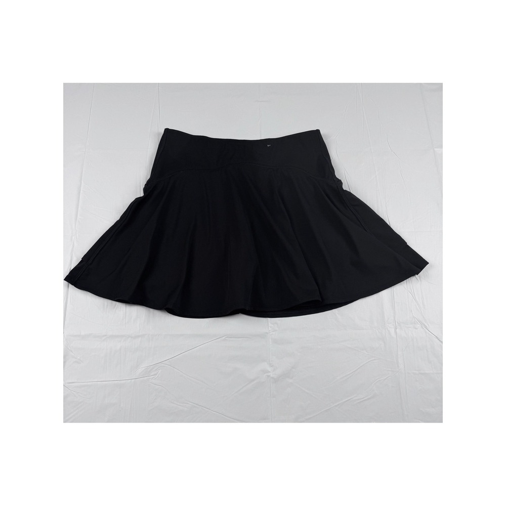 Old Navy Active Powersoft Extra High-Rise Tiered Skort Black Small Go-Dry Tennis
